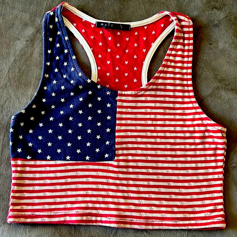 Patriotic crop top